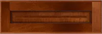 Raised  Panel  Cove  Mahogany  Drawer Front